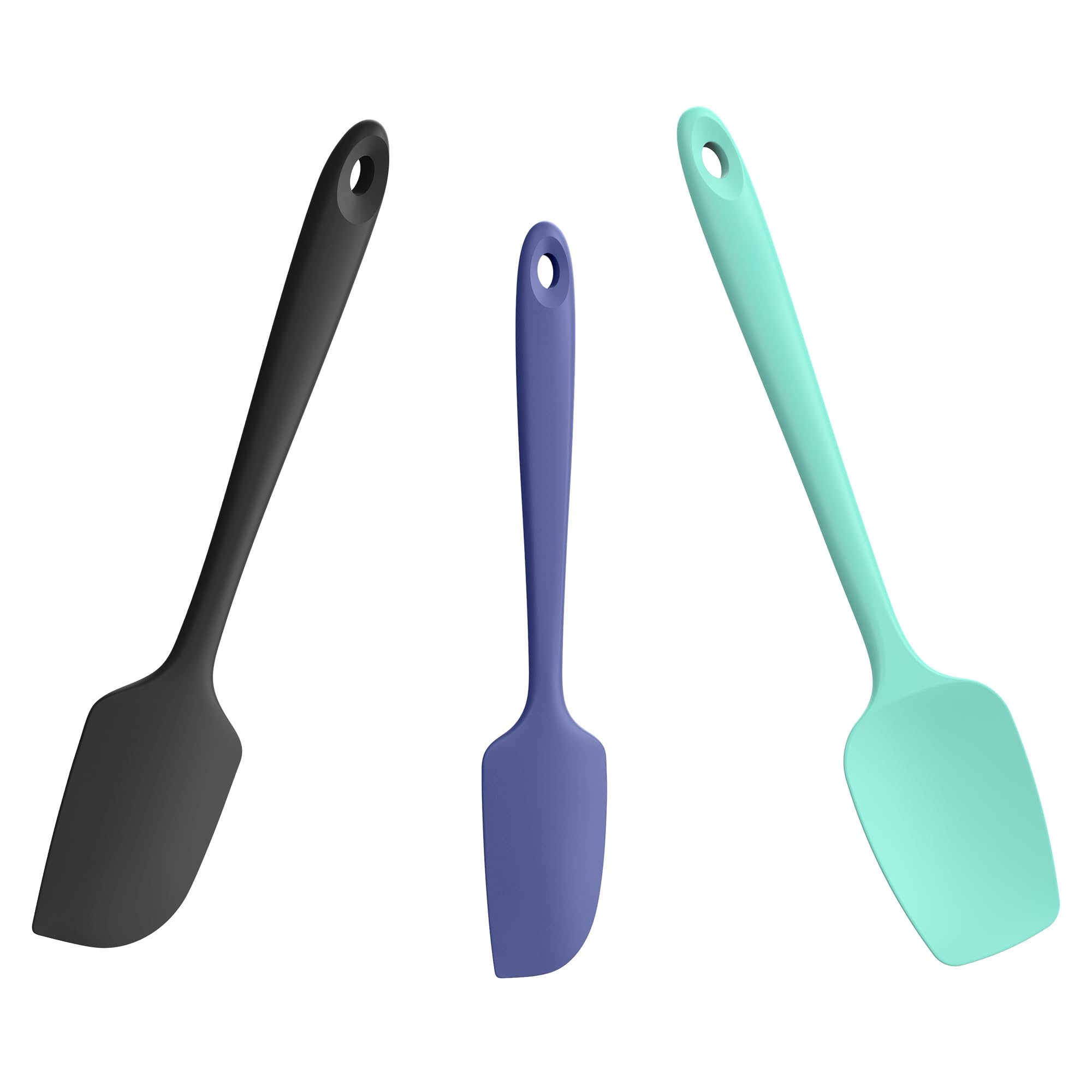 Doosu Silicone Spatula for Cooking, 315℃ Heat Resistant, 3Pc, Multicolors3