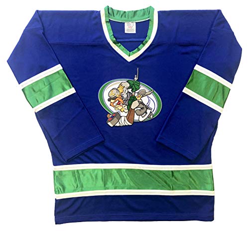 Generals Hockey Jerseys - We are Ready to Customize with Your Name and Number (Blue, Adult Large)