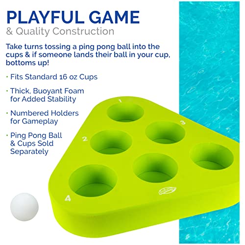 Swimways Floating Beer Pong Adult Drinking Game Set, Pack Of 2, Color May Vary #TOP3