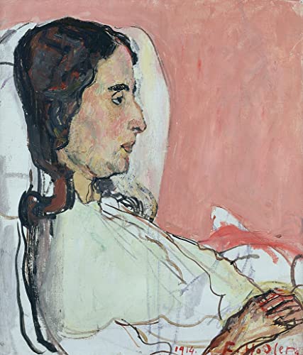 Tableaux Graffiti Art Mural Madame Valentine par Ferdinand Hodler - Impression Moderne 60x90cm