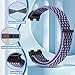 WNIPH Nylon Watch Bands Compatible for Huawei Band 10/9/8, 2 Pcs Adjustable Breathable Sport Loop Wristband Replacement Straps for Women Men
