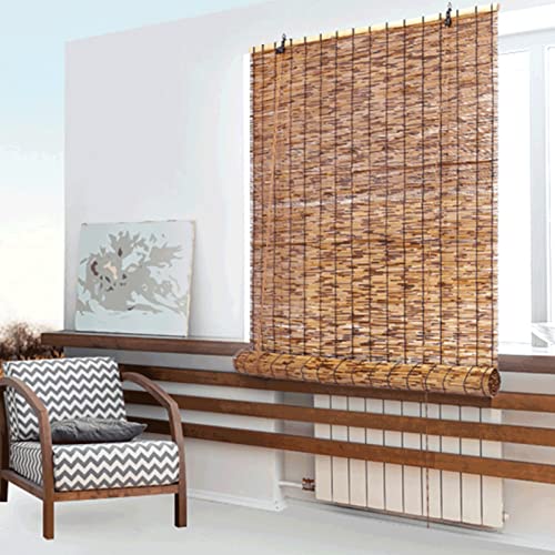 Stores en roseau sans fil fenêtres pare-soleil enrouleur filtrant lumière naturelle