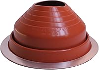 Vista 10 de Flashers #1 Silicona de alta temperatura flexible para techo Jack Pipe Boot Metal Roofing Pipe Flashing (Pipe OD 1/4" a 2")