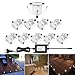 Produktbild RSWLED 10er Set Led Bodeneinbaustrahler Ø30mm Aussen Terrassen Einbaustrahler 0,6W 12V IP67 Wasserdicht Terrassenbeleuchtung für Küche Garten Treppen Holzdeck Decke (Kaltesweiß)