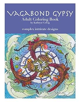 Paperback Vagabond Gypsy Adult Coloring Book