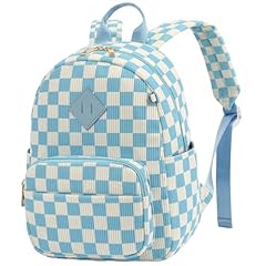 Corduroy-checkered Sky Blue