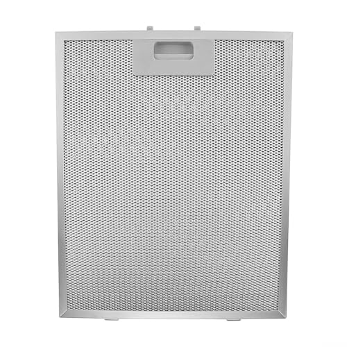 Laroal Filtre à graisse métallique pour hotte de cuisine 230 x 260 x 9 mm Filtre de flux d'air pour ventilation de cuisine Élimine les odeurs