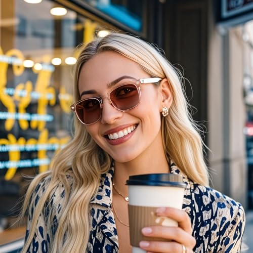 MASDUN Polarized Sunglasses for Women Men Classic Retro Style Sun glasses UV Protection (3 Pack)4