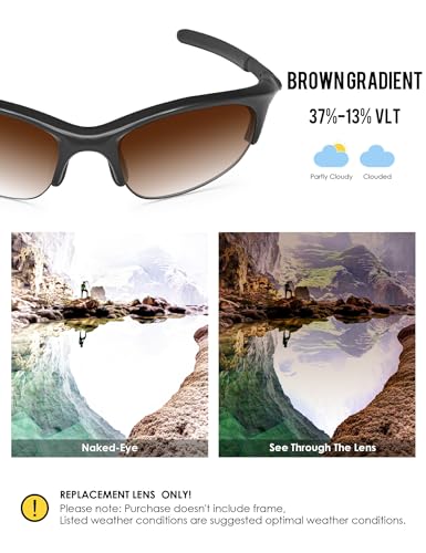 Image of BLAZERBUCK Replacement Lenses & Sock Kit for Oakley Half Jacket Sunglass
