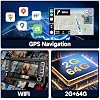 [2G+64G] Android Car Radio for VW Touareg 2004-2011 for Volkswagen T5 T6 Multivan 2004-2009 Wireless Carplay & Android Auto, 7 inch Touch Screen Bluetooth with Mirror Link GPS WiFi SWC FM/RDS/DSP