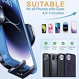 Mobitel Car Phone Holder Air Vent Universal Vent Phone Holder for Cars with Strong Grip Clamp, Stable Handsfree Phone Mount Cradle Compatible with iPhone Samsung Google 4.0 to 7.0 inches Smartphones - Image 5