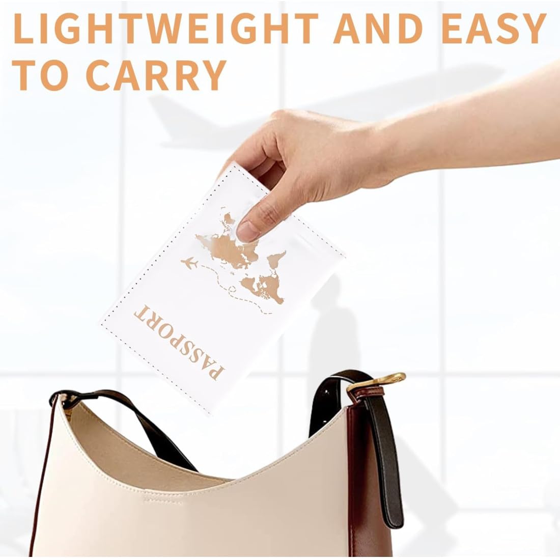 Protege Passeport, 2 Pcs Etui Passeport, Porte Passeport Cuir, Pochette Passeport pour Hommes et Femmes pour Passeport, Carte de Billet, Carte de crédit, Cartes de Visite (Noir et Blanc)