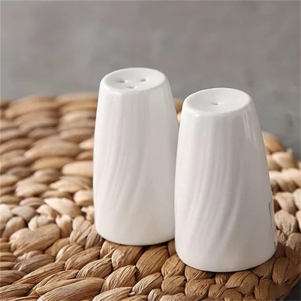 Ceramic Seasoning Bottle Kitchen Seasoning Jar Pepper Vinegar Salt Oil Cooking Bottle Seasoning Kitchenware Accessories (A 5 * 5 * 8cm) (B 5 * 5 * 8cm)