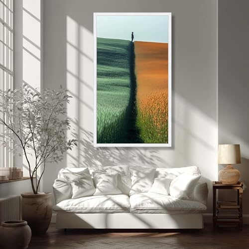 Décoration murale salon grand format | Tableau sur toile paysage 60x105