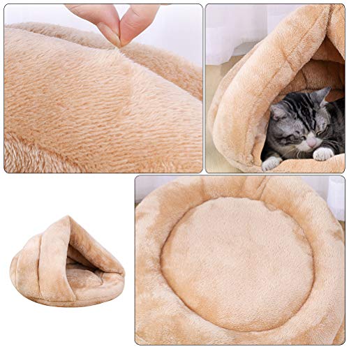 Canil estilo chinelos para animais de estimação, tapete grosso e quente para gatos de estimação, sac