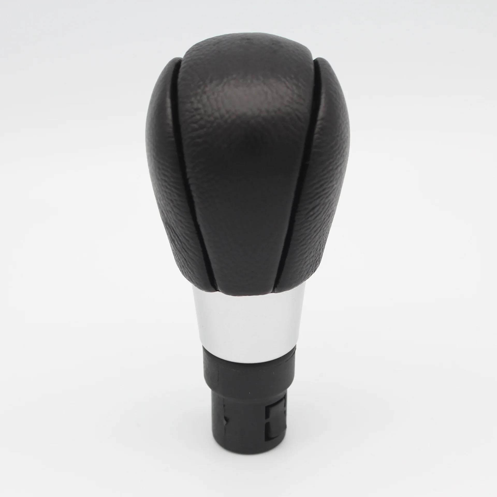POANBCGY Leather Manual Gear Shift Knob for Volvo S60 V60 S80 V70 XC70 XC60 Lever Shifter Handball Replacement Parts(Black)