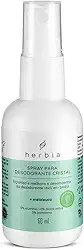 Spray para Desodorante cristal Natural e Vegano 60ml Herbia
