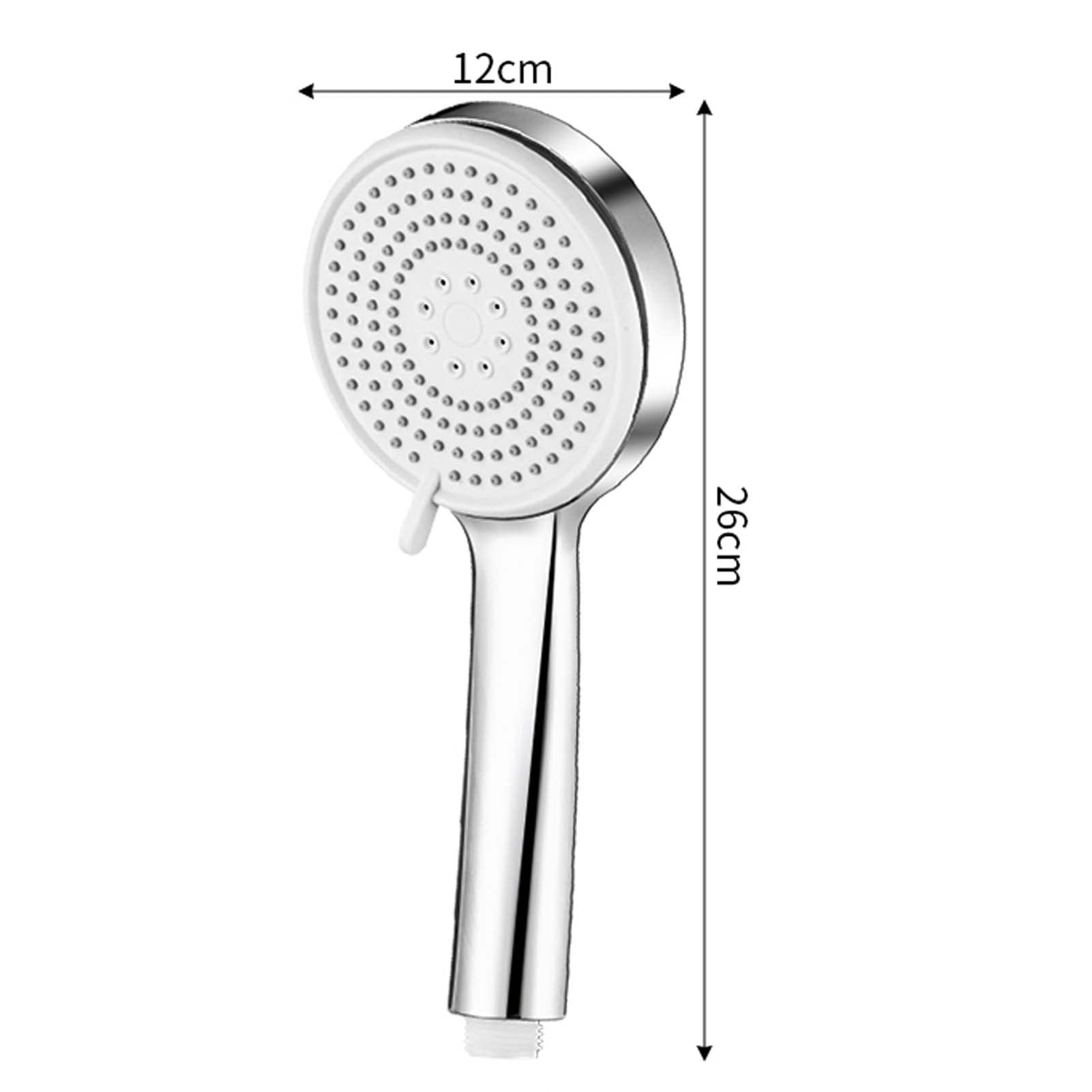 Ręczna głowica prysznicowa ze stali nierdzewnej z wężem, oszczędzająca wodę, 3-funkcyjny spray, idealna do prysznica i wanny, elegancki design do nowoczesnych łazienek