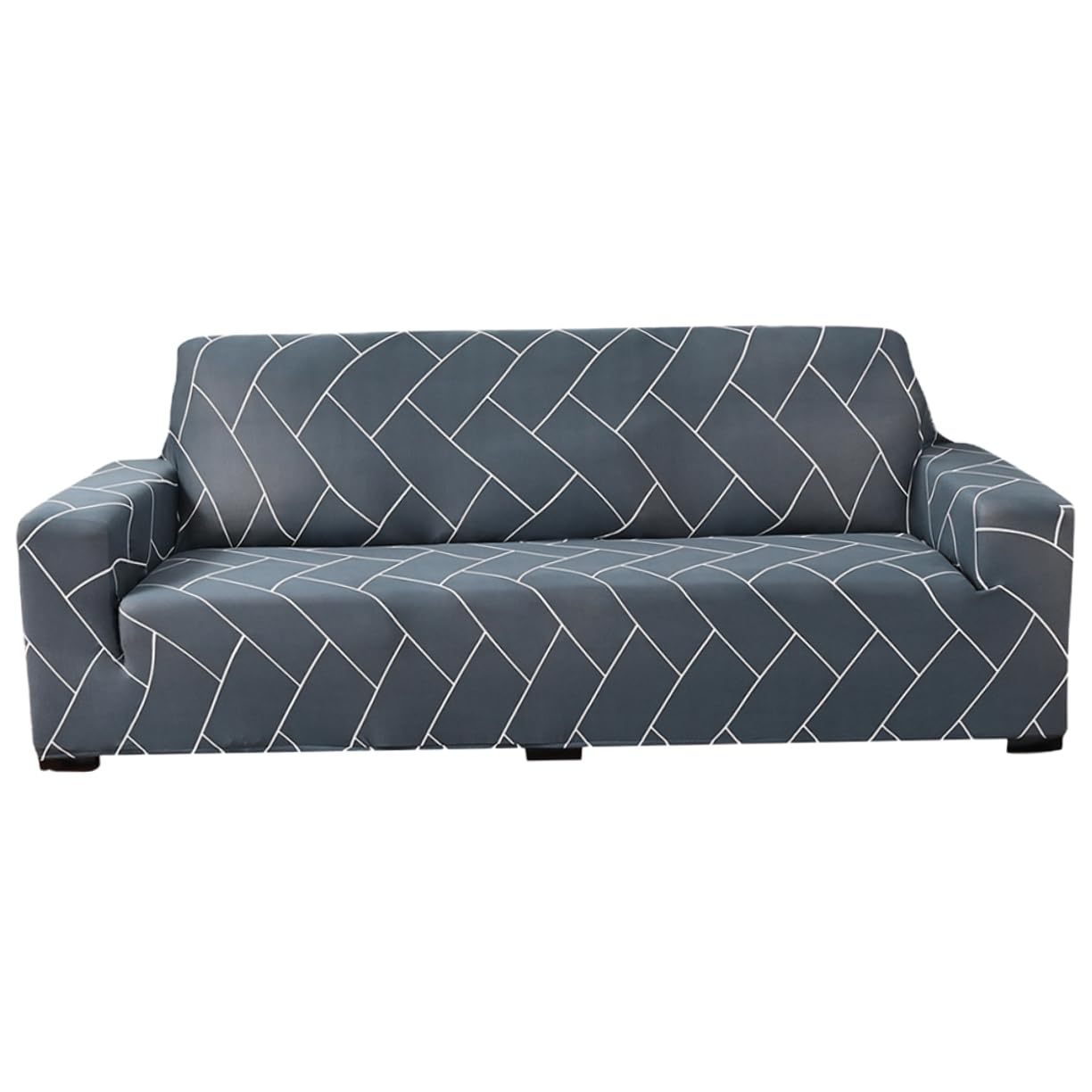 Housse de canapé extensible 360 lavable en polyester pour 3 places