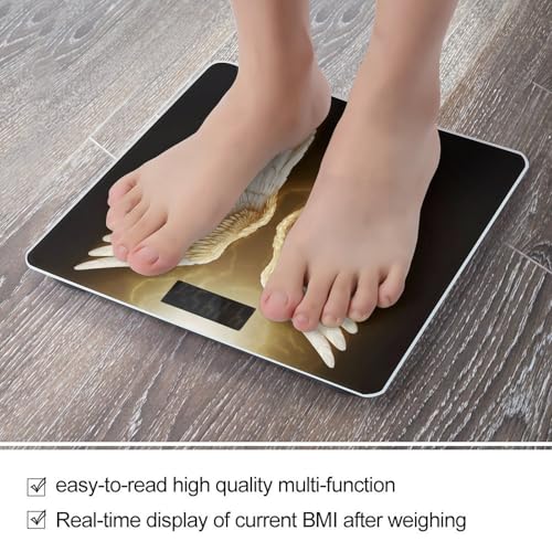 Báscula digital de baño Angel Wing con vidrio templado miniatura 5