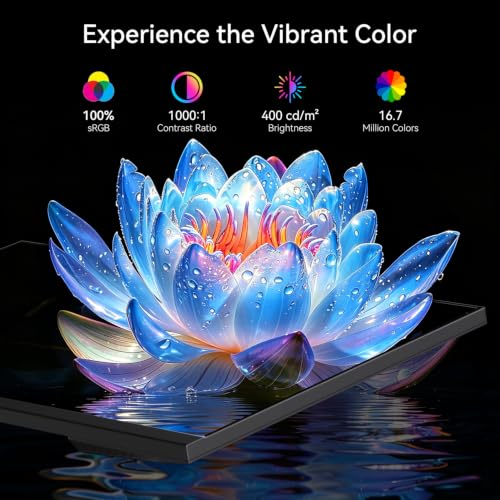 Image of 32 Inch 4K Touch Monitor, 144Hz UHD 3840x2160 Desktop Monitor 10-Point Touchscreen, HDMI 2.1 & DP 1.4 & Type-C, HDR 400, Height-Adjustable & Rotatable Stand VESA Mountable External Touch Screen for PC