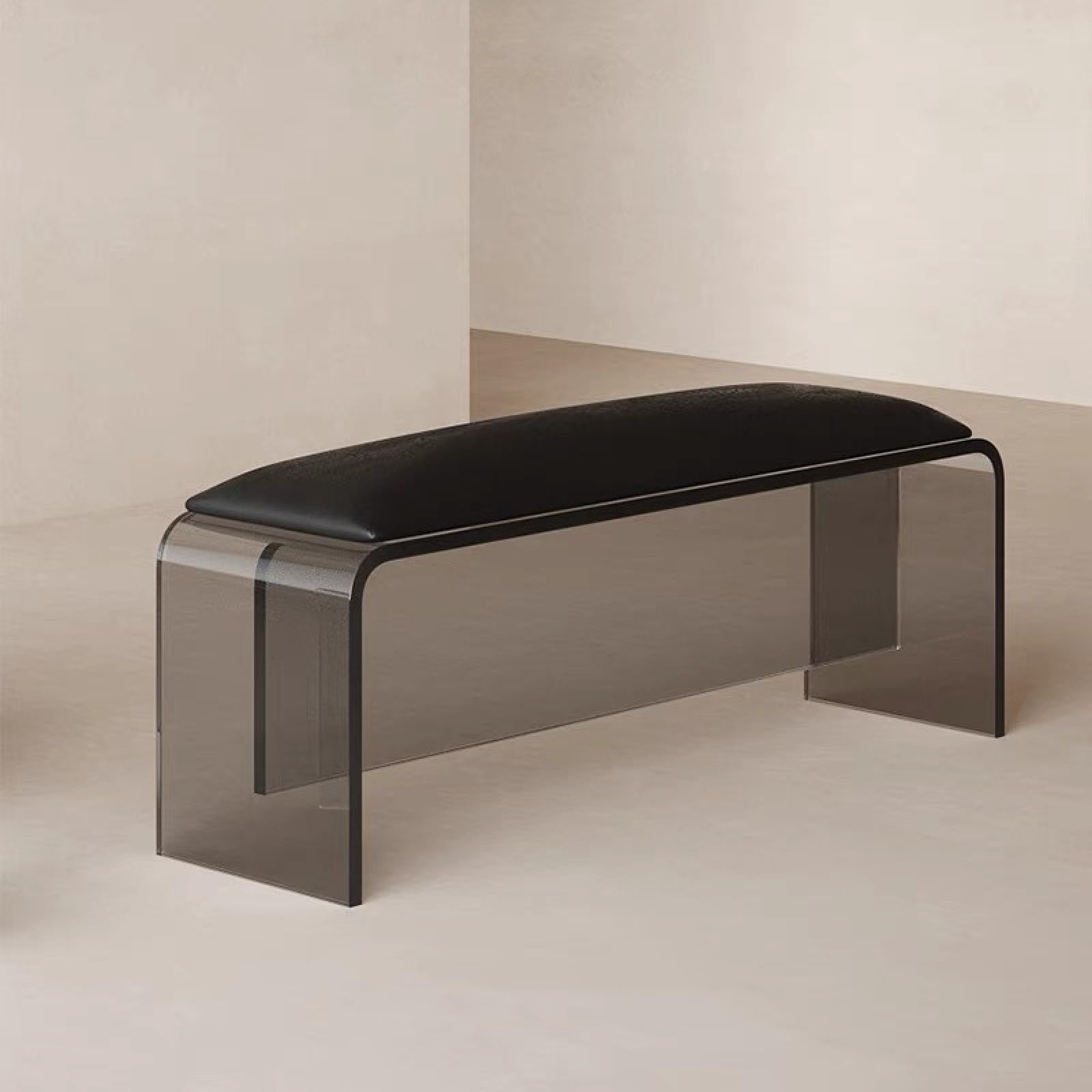 Amazon.com: SUZEPER Acrylic Bench,Bedroom Bed end Bench with Soft Amazon.com: SUZEPER Acrylic Bench,Bedroom Bed end Bench with Soft