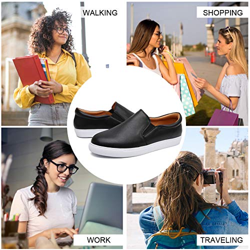 Image of VOCNTVY Loafers for Women Quilted Slip On Shoes Casual Fashion Sneakers