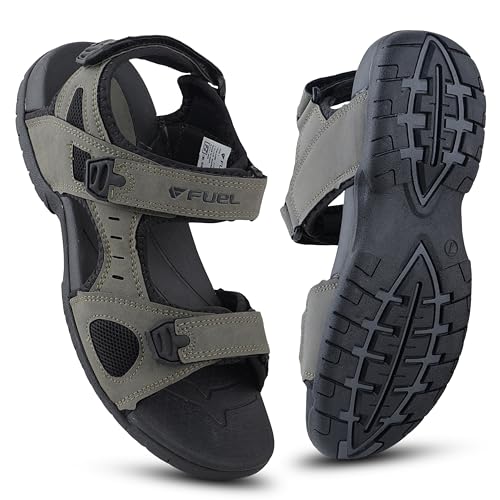 FUEL Sandals & Floaters for Mens & Boys Comfortable & Lightweight Dailywear, Anti-Skid Flexible & Breathable for Running, Walking Stylish Casual Sandal for Outdoor Footwear For Gents (Size-9-2112-04)