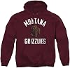 LOGOVISION University Of Montana Official Grizzlies Logo Unisex Adult Pull-Over Hoodie