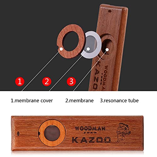 Kazoo en Bois, Kazoo en Bois Instrument avec Boîte en Métal Stockage Excellent Instrument pour les Enfants les Amateurs… - Les Beatles, Paul McCartney, John Lennon, RIngo Starr, George Harrison Kazoo en Bois, Kazoo en Bois Instrument avec Boîte en Métal Stockage Excellent Instrument pour les Enfants les Amateurs… – Image 4