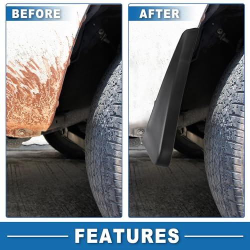 Image of Mud Flap Splash Guard with Mount Accessories Front & Rear Side Mud Guard for Buick LaCrosse Sedan 2010-2016 (Set of 4)