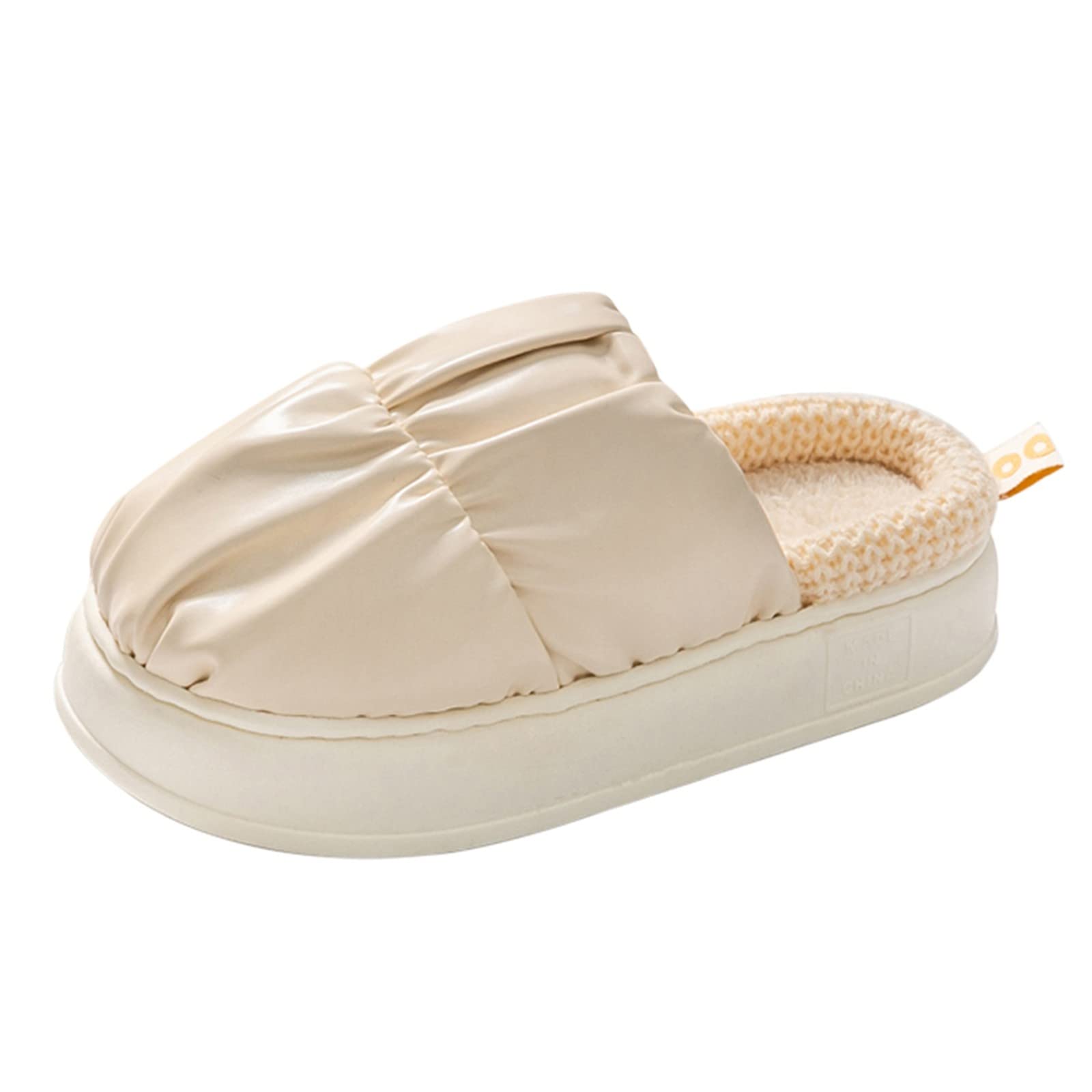 Pantuflas Mullidas Para Mujer Con Diseño De Flores
