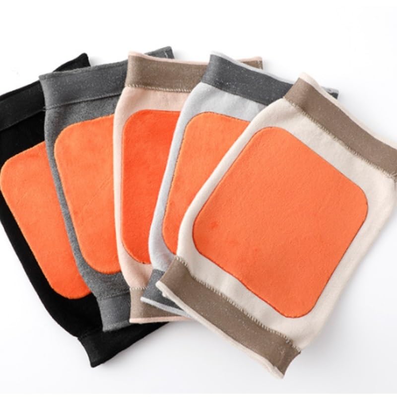 Cotton Knee Pads for Warmth Men's Women's Sports Cold Proof Fleece Protective Gear