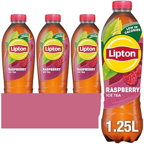 Lipton Raspberry Bottled Ice Tea Pack of 6 Cover