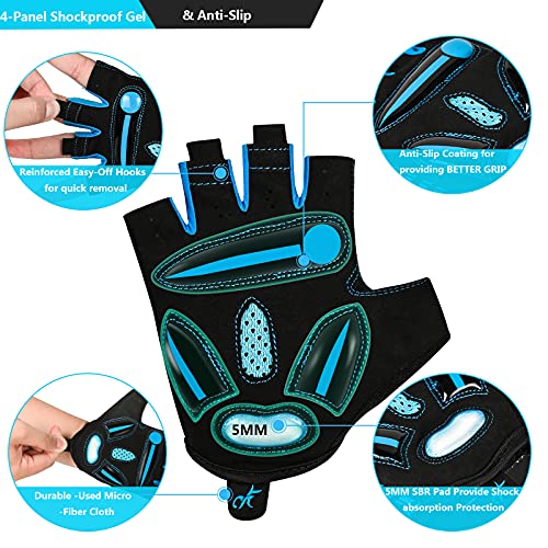 BIKINGMOREOK Bike Cycling Gloves for Men Women,Non-Slip