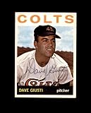 Dave Giusti Hand Signed 1964 Topps Houston Colt .45s Autographed