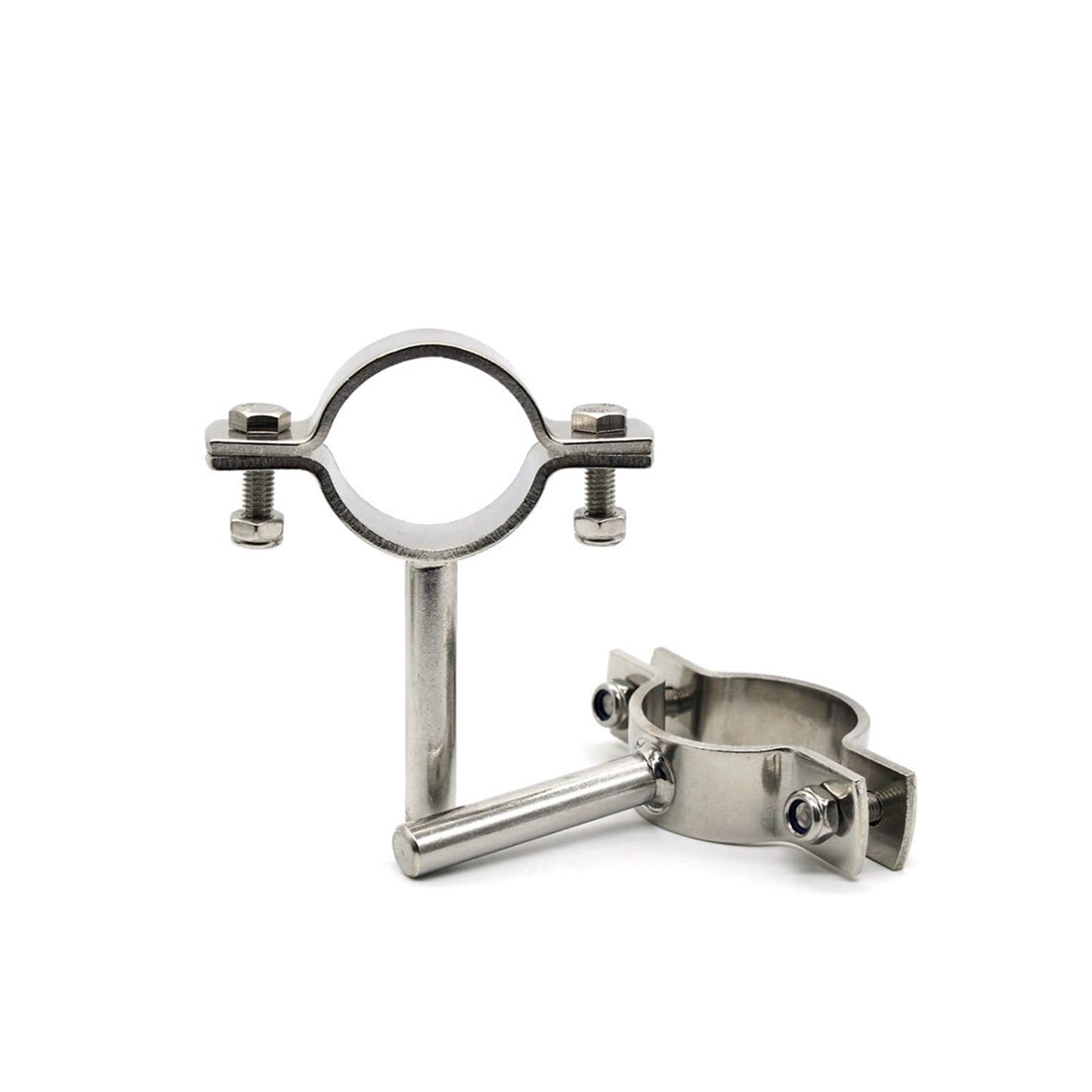 Mqfbnnp One Color Stainless Steel Pipe Supports Stainless Steel Sanitary Pipe Clamp Clips Support Tube Bracket(12Mm)