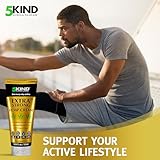 5kind Extra Strong Hemp Cream 100ml - High Strength Hemp Oil and Arinca Cream for Massaging Joints & Muscles, Lower Back, Feet, Knees, Neck & Shoulders - Infused with Natural Oils & Extracts - Image 8