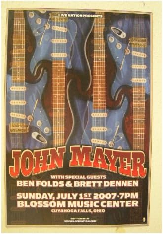 John Mayer Ben Folds Handbill Poster Five The Trio