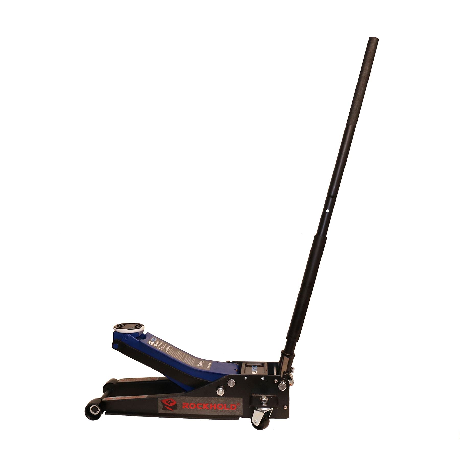 AB Tools-US Pro - Cric idraulico a basso profilo da 3 tonnellate con due pistoni da 75 mm - 500 mm