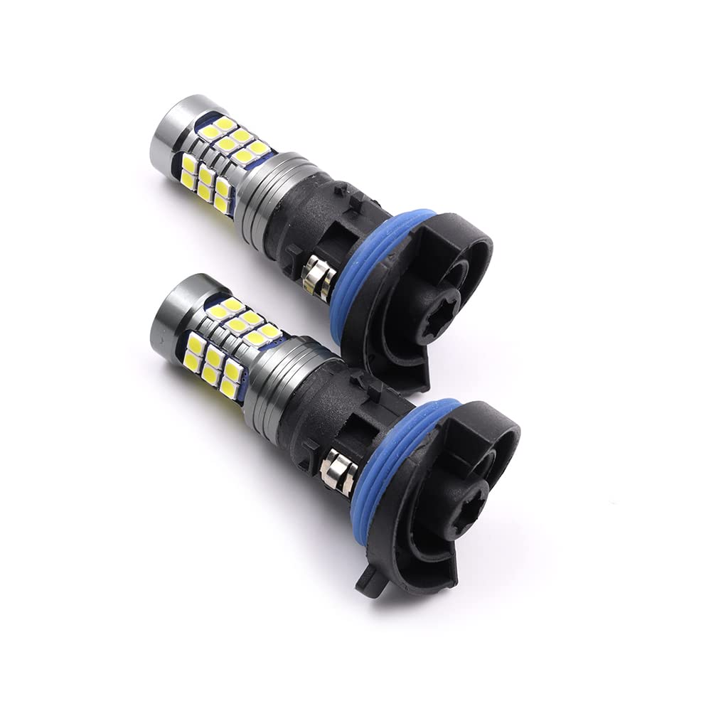 2 sztuki HP24W LED żarówki do świateł do jazdy dziennej z podstawą DRL żarówka światła dziennego dla Peugeot 3008 5008 2009-2016 Citroen C5 2008-2017 Led DLR żarówki do lamp parkingowych