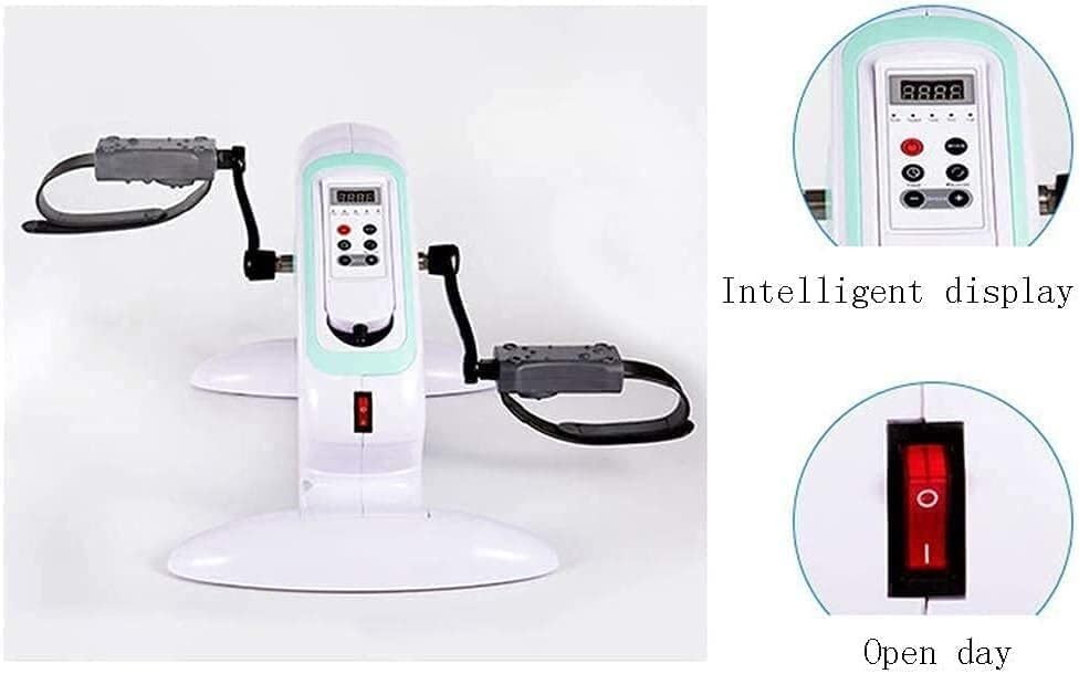 Hometrainer, elektrische minifietstrainer Actieve en passieve fitnessapparatuur voor bovenste en onderste ledematen - Afbeelding 3