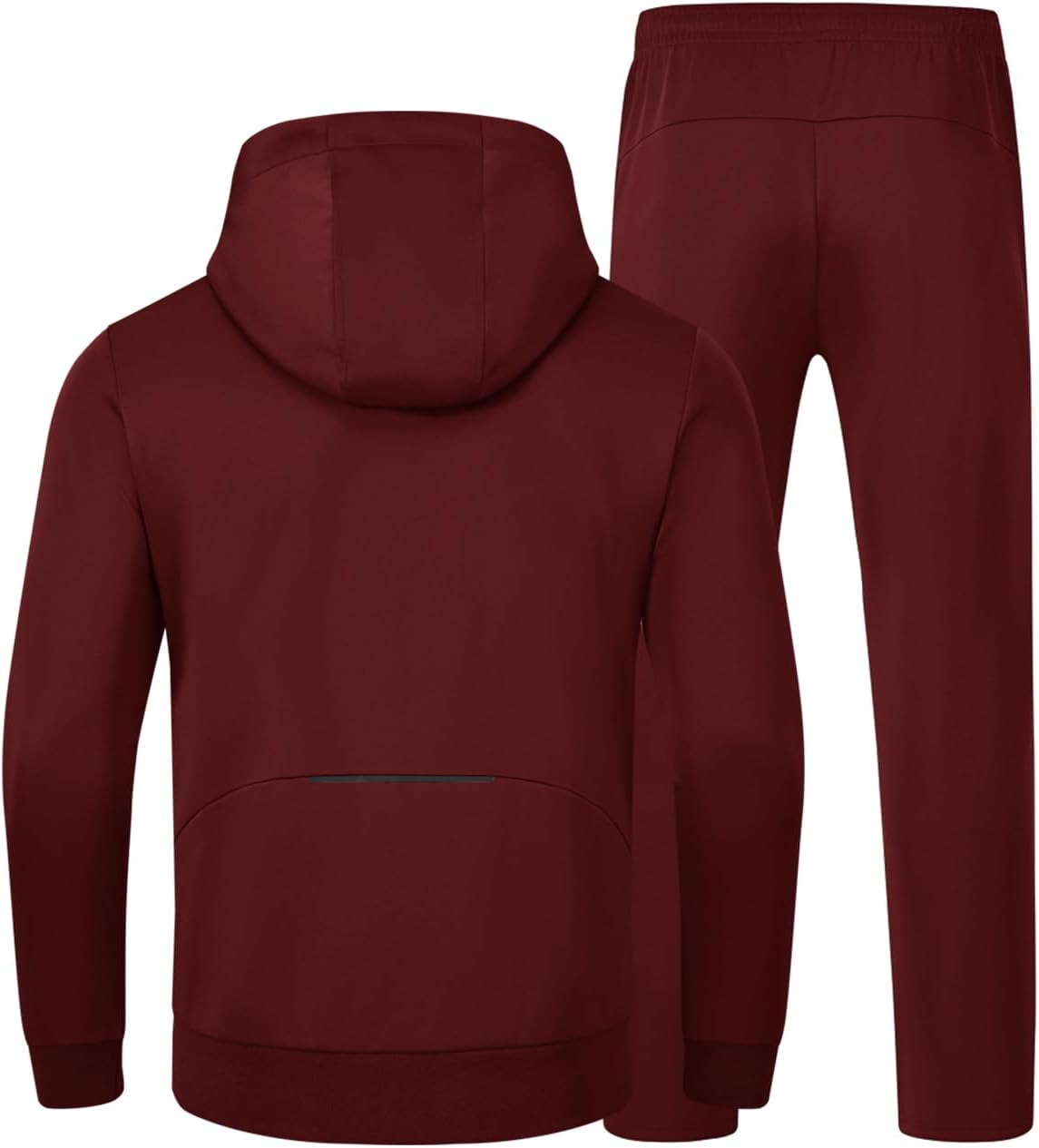 Rdruko Men's Track Suits Sweatsuits Hooded 2 Piece Set Full Zip Running Jogging Sweat Track Suit with Zipper Pockets - Image 2