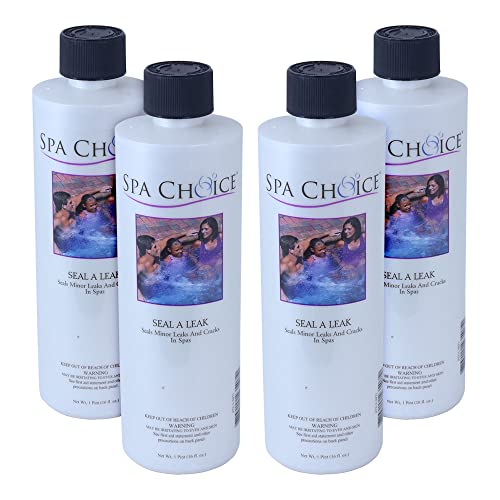 SpaChoice 1-Pint 4-Pack Premium Seal A Leak, Hot Tub Leak Sealer, Made in USA