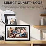 IIQ 15.6-inch Digital Picture Frame with Touch Screen - Auto-Rotation, 1080P IPS Display, 32GB, Dual WiFi & Frameo App, Modern Wooden Frame for Weddings, Home & Photographers - Image 2