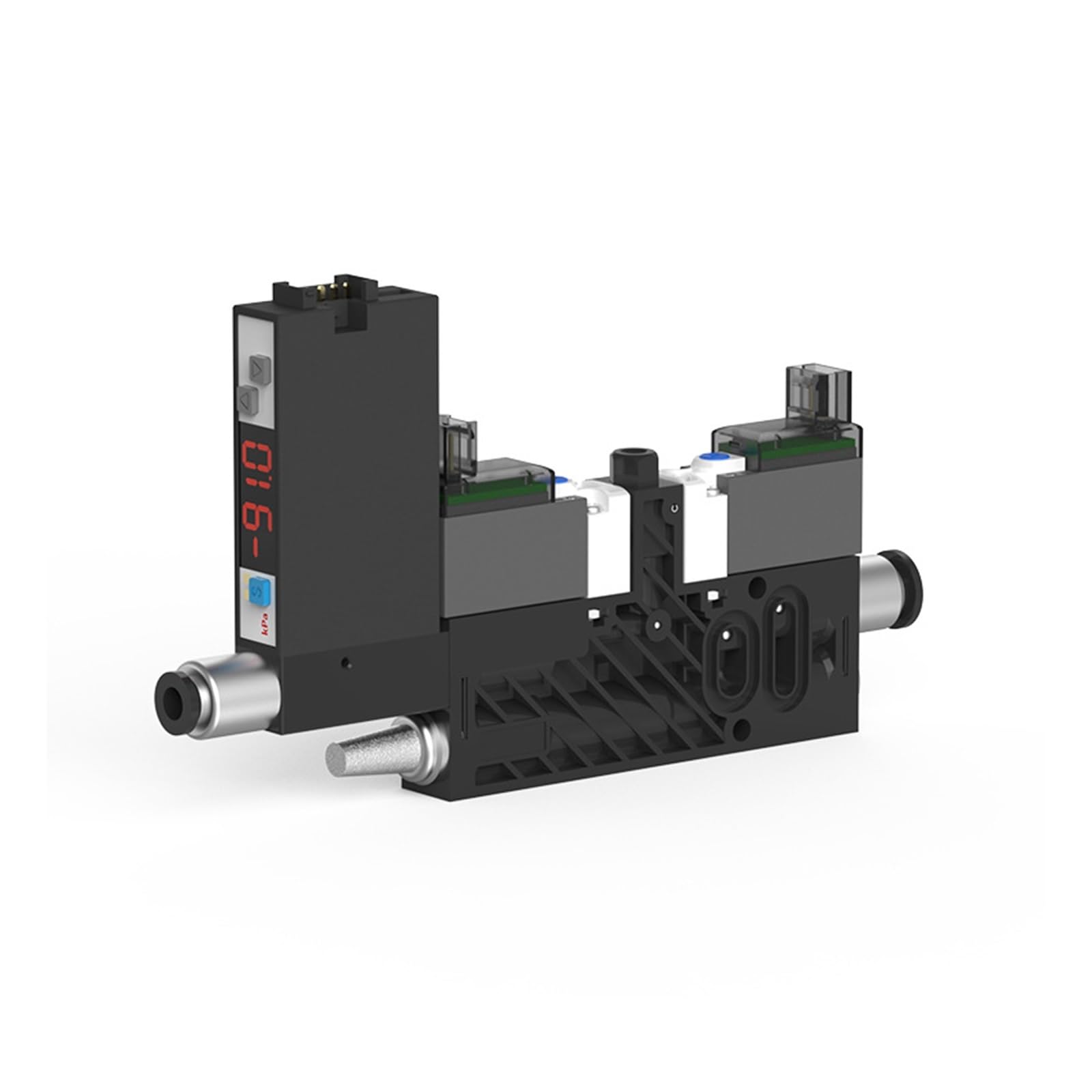 Eingebauter Vakuum-Generator mit Manometer, Vakuumpumpe, Vakuumausrüstung, Industrieller Mikroventilantrieb (SVNE06-64S-SB)