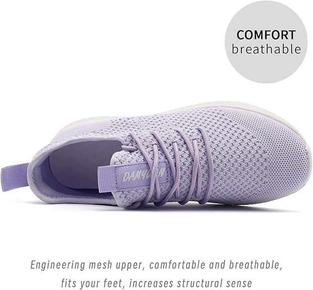 Image of Running Shoes for Women Slip On Tennis Walking Sneakers Sport Fashion Casual Workout Gym Athletic Hiking Nurse Non Slip Lightweight Breathable Trainers