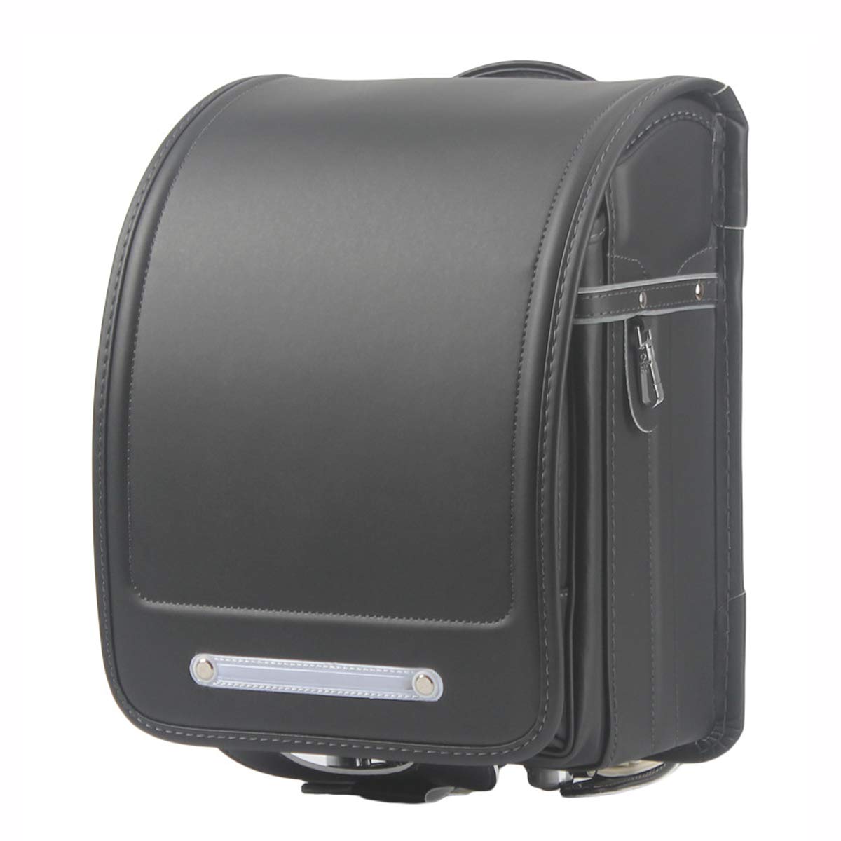 MilWorldrandoseru black backpack japanese boys school bag Senior PU leather give small gift