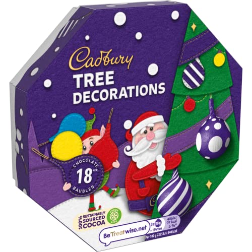 Cadbury Milk Chocolate Christmas Tree Decorations