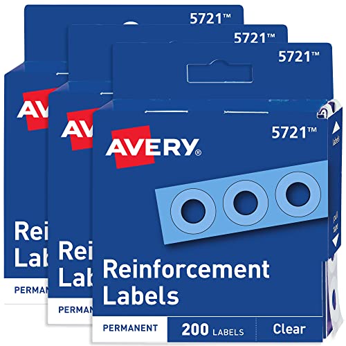 Avery Reinforcement Labels, 1/4
